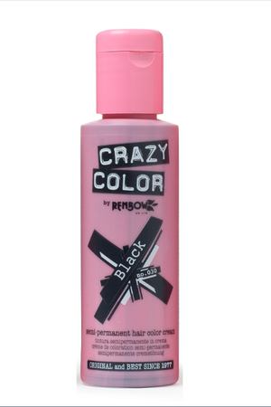 CRAZY COLOR Краска для волос, иссиня-черный / Crazy Color Blue-Black 100 мл Crazy color 002273