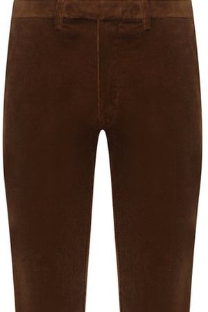 Хлопковые брюки прямого кроя Polo Ralph Lauren Polo Ralph Lauren 710722642 вариант 2