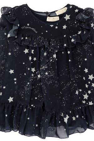 Блуза с оборками и принтом в виде звезд Monnalisa Monnalisa 710304