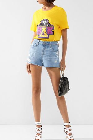 Хлопковая футболка с круглым вырезом Balmain x Beyoncé Balmain Balmain RU1/1100/326I вариант 7