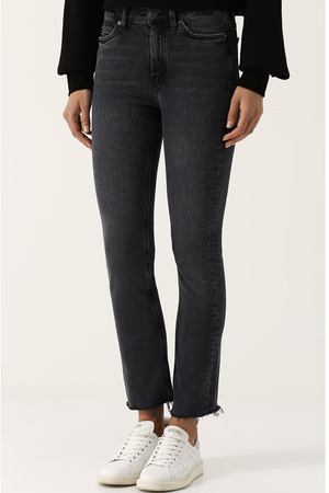 Укороченные расклешенные джинсы с потертостями MiH Jeans Mih Jeans W1901101CPY
