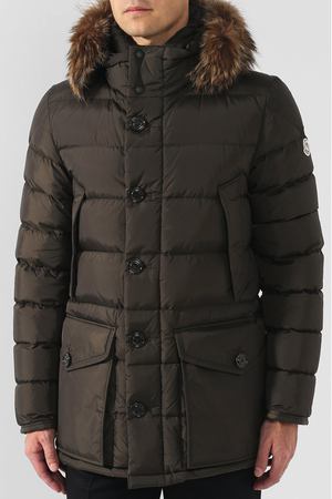 Пуховая куртка Cluny на молнии с капюшоном Moncler Moncler D2-091-41380-25-68352 вариант 5