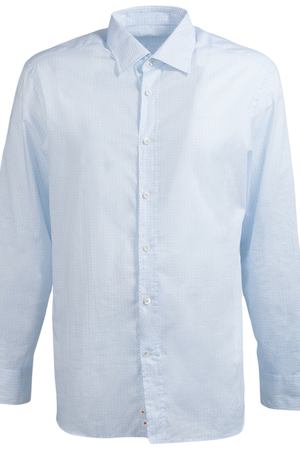 Рубашка хлопковая Van Laack Van Laack 170658/720/белый/гол узор вариант 2