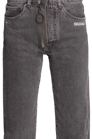 Серые джинсы с логотипами Off-White 220297774