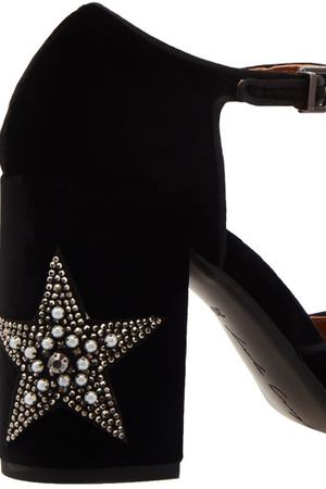 Черные велюровые туфли Electra LOLA CRUZ 1698100595 купить с доставкой