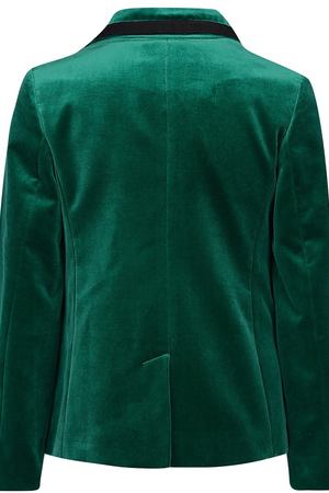 Зеленый хлопковый пиджак Gucci Kids 1256102645