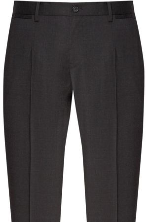 Темно-серые брюки из шерсти Dolce & Gabbana 599101340 вариант 3