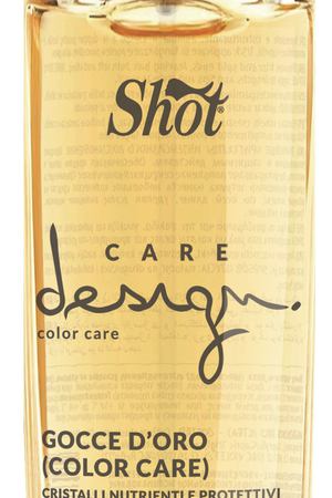 SHOT Кристаллы золотые для окрашенных волос / Care Design 100 мл Shot ш9832/SHCDES33