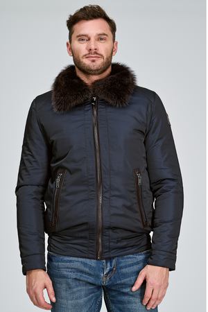Утепленная куртка с отделкой мехом енота Vittorio Emanuele 253330 купить с доставкой