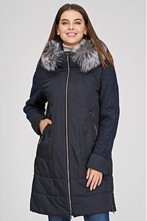 Утепленная куртка с отделкой мехом лисы Laura Bianca 253335 купить с доставкой