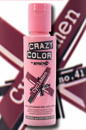 CRAZY COLOR Краска для волос, цикломен / Crazy Color Cyclamen 100 мл Crazy color 002231 купить с доставкой