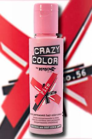 CRAZY COLOR Краска для волос, огнено-красный / Crazy Color Fire 100 мл Crazy color 002246