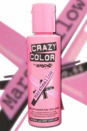 CRAZY COLOR Краска для волос, нежное суфле / Crazy Color Marshmallow 100 мл Crazy color 002280