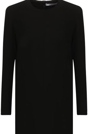 Однотонное мини-платье прямого кроя с круглым вырезом Givenchy Givenchy BW209C10F4 вариант 3 купить с доставкой