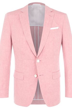 Однобортный пиджак из смеси льна и хлопка BOSS Boss Hugo Boss 50384735 вариант 2 купить с доставкой