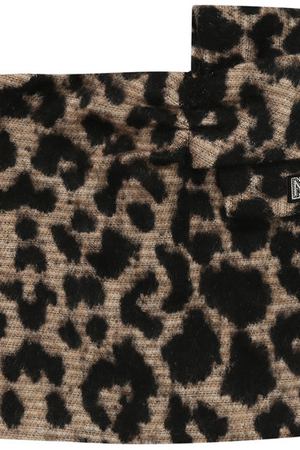 Мини-юбка с леопардовым принтом и бантом No. 21 №21 27 X/K306/7391/34-44 купить с доставкой
