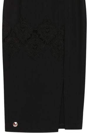 Юбка-карандаш с кружевной вставкой и высоким разрезом Philipp Plein Philipp Plein F17C WRV0057 PJY002N вариант 2