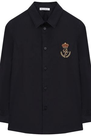 Хлопковая рубашка с вышивкой Dolce & Gabbana Dolce & Gabbana L42S72/FU5GK/8-14