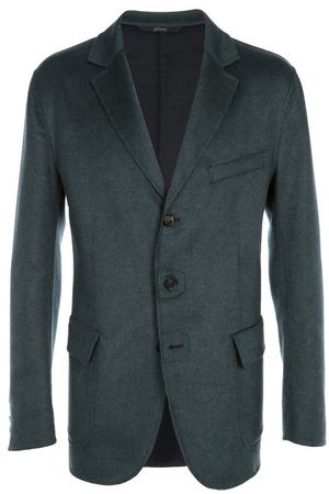 Однобортный пиджак из смеси шерсти и кашемира с шелком Brioni Brioni SGLP/03AR6 вариант 4