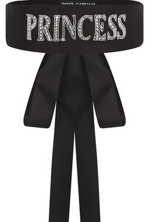 Шелковый пояс с бантом и вышивкой из бисера Dolce & Gabbana Dolce & Gabbana FB282Z/GDBBU
