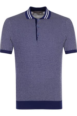 Хлопковое поло с короткими рукавами Canali Canali C0470/MK00509 вариант 2