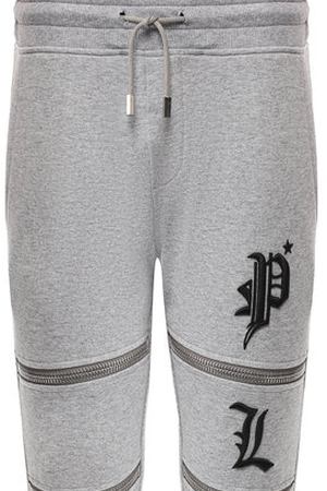 Хлопковые джоггеры с декоративной отделкой Philipp Plein Philipp Plein A18C MJT0733 PJ0002N