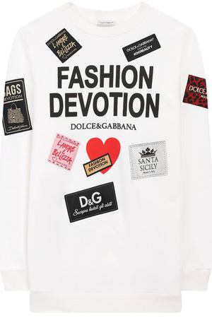 Хлопковый свитшот Dolce & Gabbana Dolce & Gabbana L5JWS9/G7QRJ/8-14