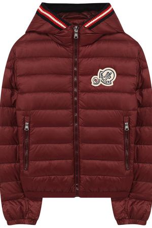 Пуховая куртка на молнии с капюшоном Moncler Enfant Moncler D1-954-41857-99-53334/8-10A купить с доставкой