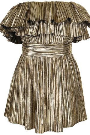 Приталенное мини-платье с оборками Saint Laurent Saint Laurent 529356/Y1080