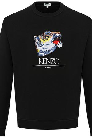 Хлопковый свитшот с вышивкой Kenzo Kenzo 5SW0914XR вариант 2 купить с доставкой