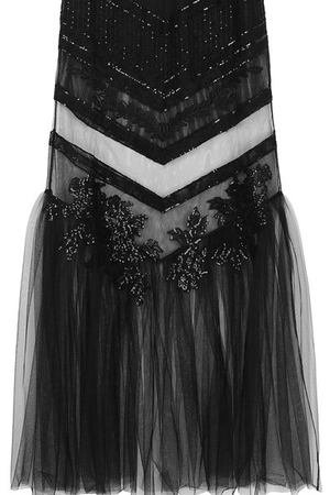 Прозрачная юбка-макси с вышивкой La Perla La Perla 0010690
