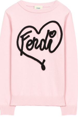 Пуловер из смеси хлопка и кашемира Fendi Fendi JFG043/A3TE/6A-8A
