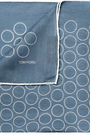 Шелковый платок с узором Tom Ford Tom Ford 9TF78TF312/9TF76 купить с доставкой
