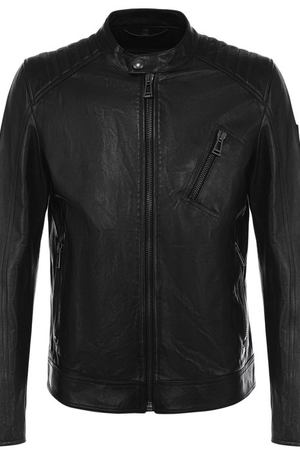 Кожаная куртка на молнии с воротником-стойкой Belstaff Belstaff 71020539/L81N0553 купить с доставкой