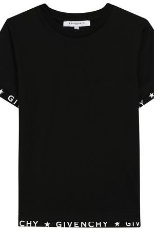 Хлопковая футболка Givenchy Givenchy H25080/6A-12A купить с доставкой