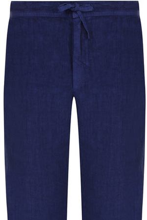 Льняные брюки прямого кроя с поясом на кулиске 120% Lino 120% Lino N0M2072/0253/001 вариант 4