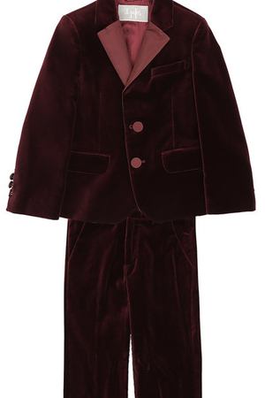 Хлопковый костюм с однобортным пиджаком Il Gufo Il Gufo A17TX002V0001/5A-8A купить с доставкой