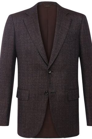 Однобортный пиджак из шерсти Zegna Couture Ermenegildo Zegna 450N24/12C2N0 вариант 2