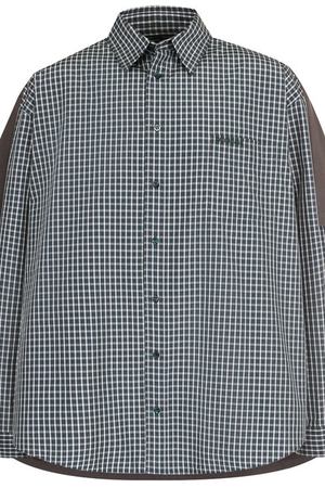 Хлопковая рубашка свободного кроя Balenciaga Balenciaga 534335/TYD09