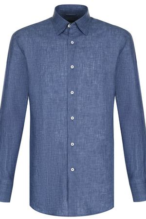 Льняная рубашка с воротником кент Ermenegildo Zegna Ermenegildo Zegna UPX28/SRH1 вариант 2 купить с доставкой