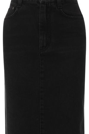 Джинсовая юбка с потертостями Givenchy Givenchy BW4062506W купить с доставкой