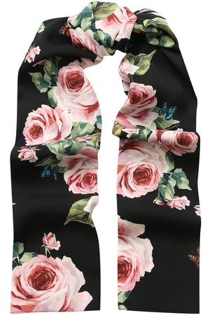 Шелковый шарф с цветочным принтом Dolce & Gabbana Dolce & Gabbana FS166A/FSAT4