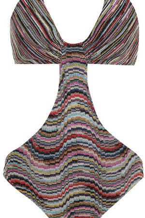 Слитный вязаный купальник с открытой спиной Missoni Missoni E18.MM.217302