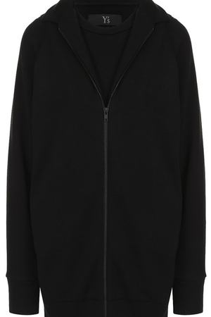 Удлиненный хлопковый кардиган на молнии Yohji Yamamoto Yohji Yamamoto YK-T96-065