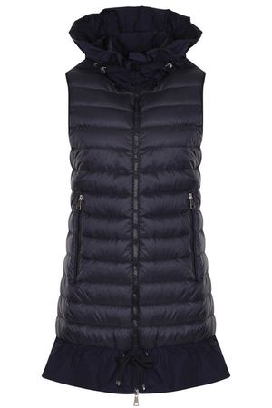 Удлиненный пуховой жилет с капюшоном Moncler Moncler D1-093-84522-00-809AB