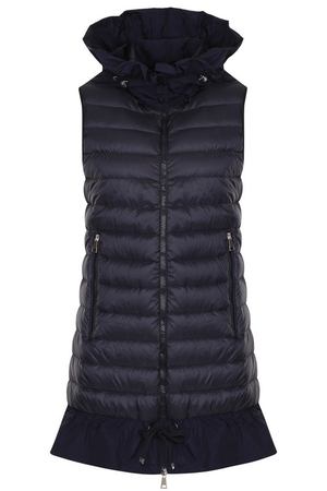 Удлиненный пуховой жилет с капюшоном Moncler Moncler D1-093-84522-00-809AB купить с доставкой