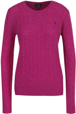 Шерстяной пуловер с круглым вырезом Polo Ralph Lauren Polo Ralph Lauren 211525764 вариант 2