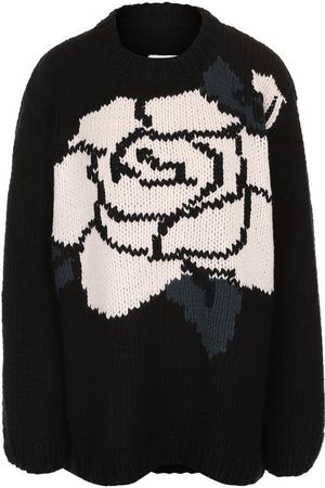 Пуловер свободного кроя с круглым вырезом Mm6 MM6 Maison Margiela S52CT0269/S16062