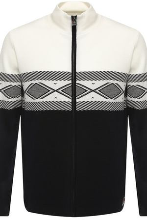 Шерстяной кардиган с воротником-стойкой на молнии Z Zegna Z Zegna VRP14/ZZT156