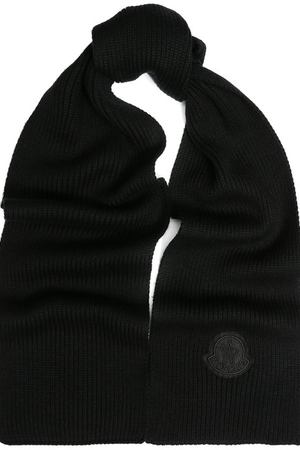 Шерстяной шарф фактурной вязки Moncler Moncler D2-091-99010-00-969AZ